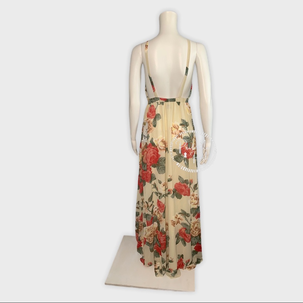 NWT SHOW ME YOUR MUMU Rose Print Amanda Maxi Dress - Picture 4 of 10